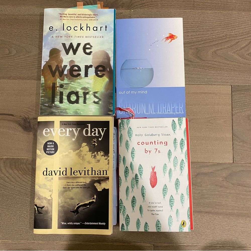 4 book bundle for preteens/early teens